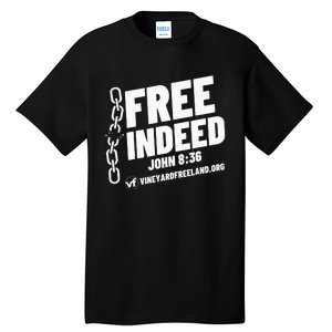 Vineyard Freeland Free Indeed John 836 Tall T-Shirt