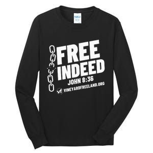 Vineyard Freeland Free Indeed John 836 Tall Long Sleeve T-Shirt