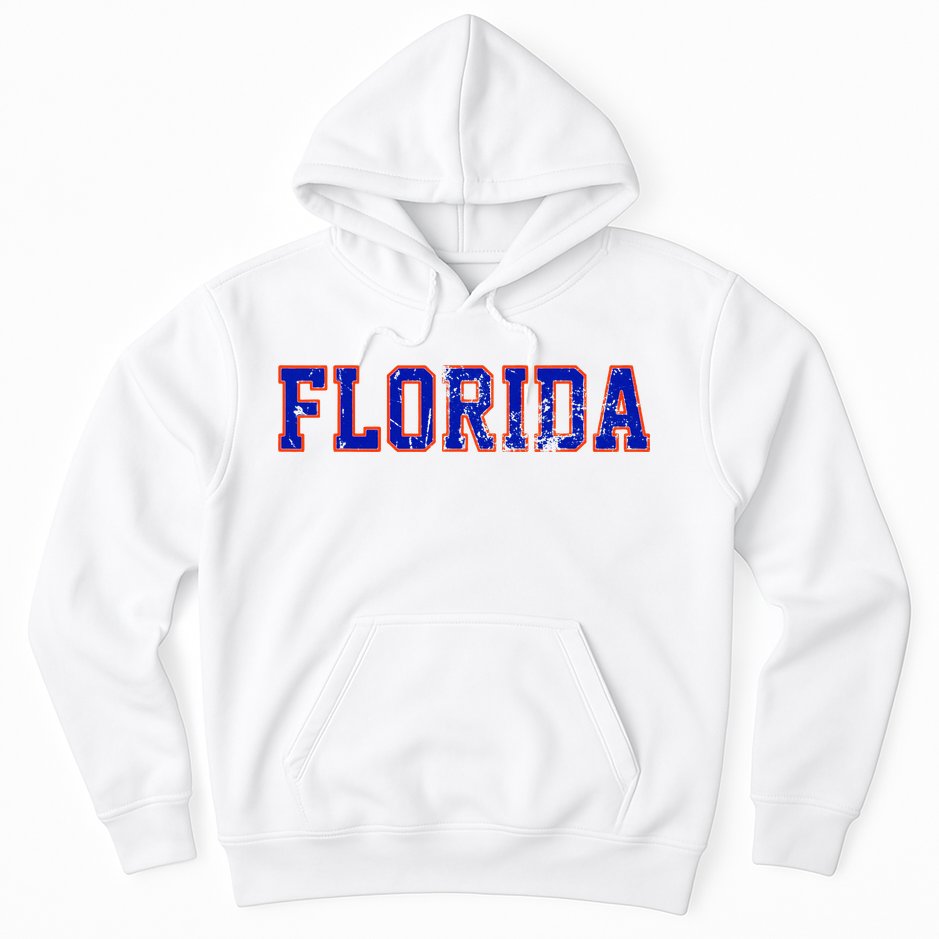 Vintage Florida Florida Orange Blue Hoodie