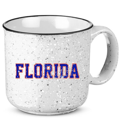 Vintage Florida Florida Orange Blue 15oz Campfire Ceramic Mug