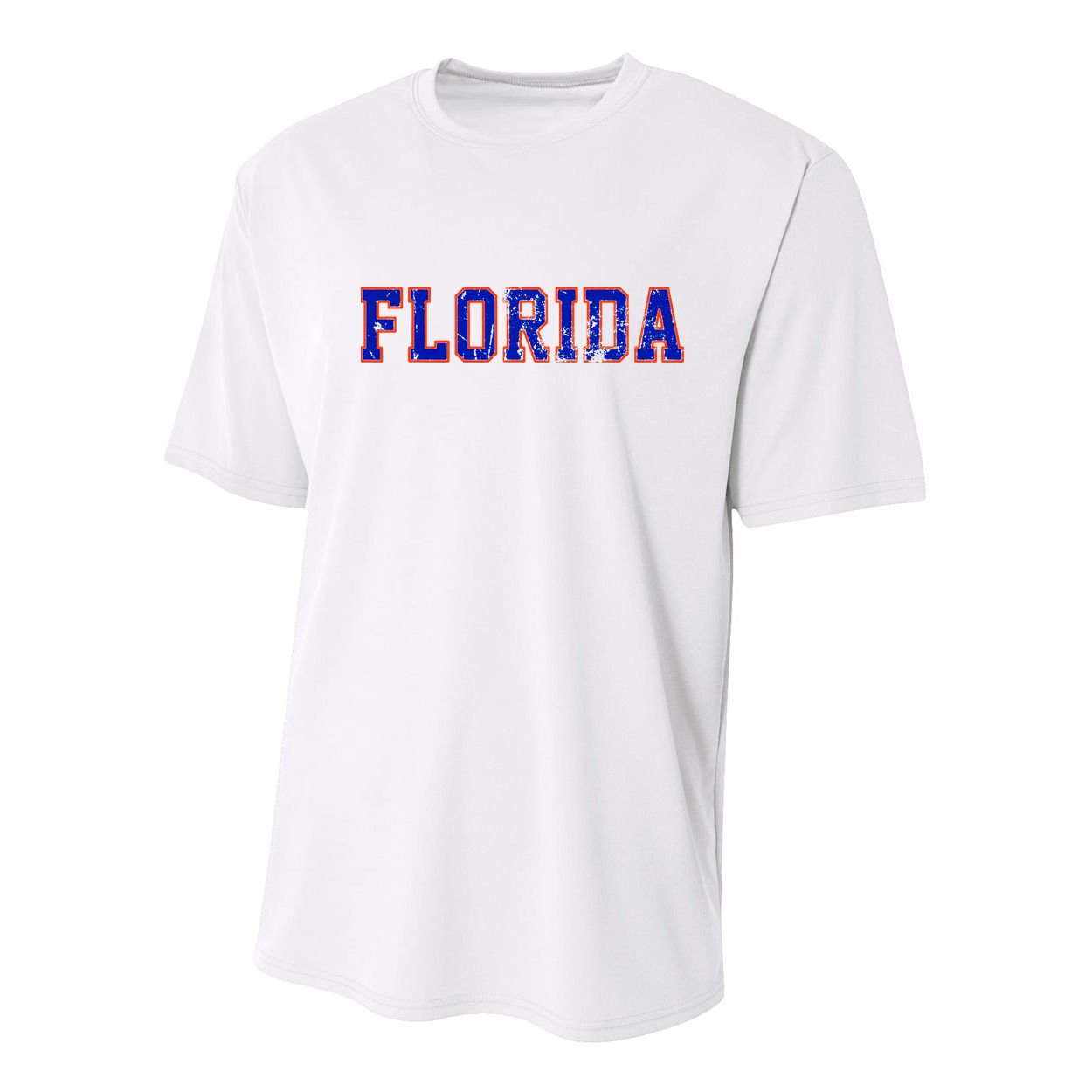 Vintage Florida Florida Orange Blue Youth Performance Sprint T-Shirt