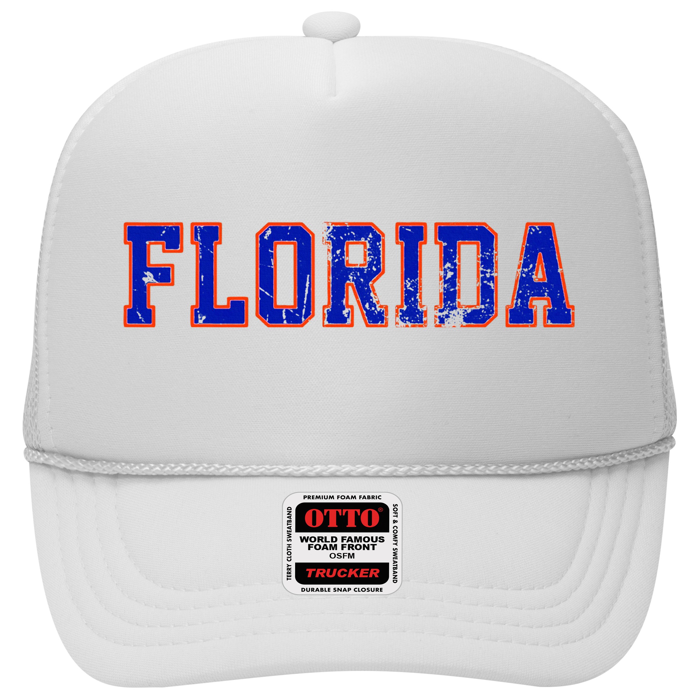 Vintage Florida Florida Orange Blue Hat