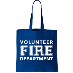 Volunteer Firefighter Fire Rescue Department Duty Gift Tote Bag