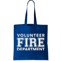 Volunteer Firefighter Fire Rescue Department Duty Gift Tote Bag