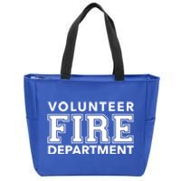 Volunteer Firefighter Fire Rescue Department Duty Gift Zip Tote Bag