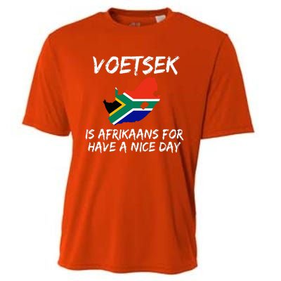 Voetsek Funny For South African Expats Cooling Performance Crew T-Shirt