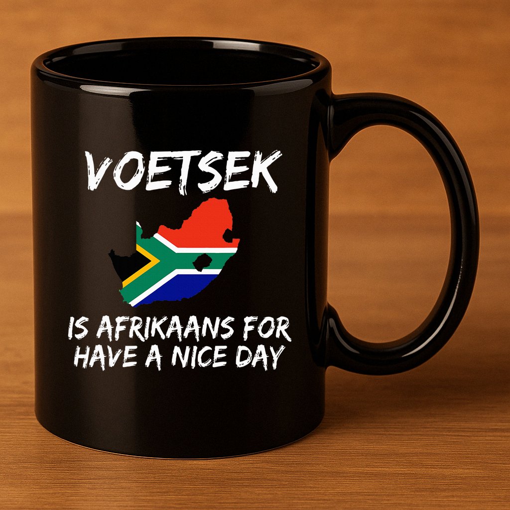 Voetsek Funny For South African Expats 11oz C Handle Ceramic Mug