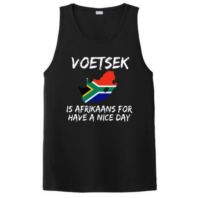 Voetsek Funny For South African Expats PosiCharge Competitor Tank