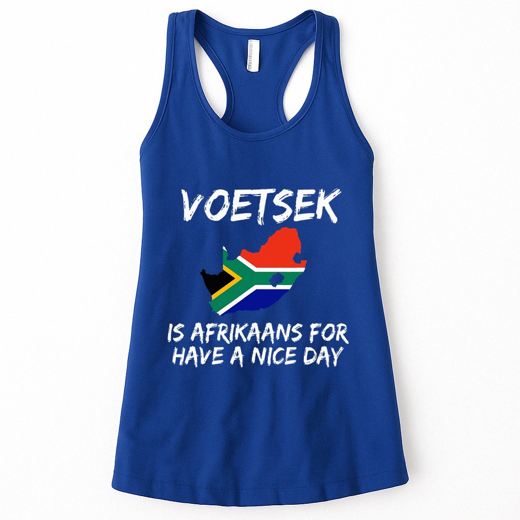 Voetsek Funny For South African Expats Womens Tank Top