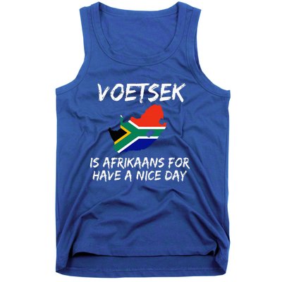 Voetsek Funny For South African Expats Tank Top