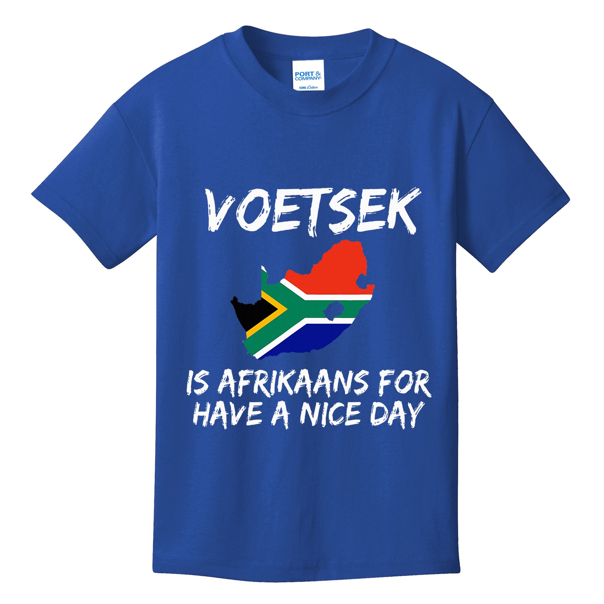 Voetsek Funny For South African Expats Kids T-Shirt