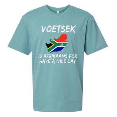 Voetsek Funny For South African Expats Sueded Cloud Jersey T-Shirt