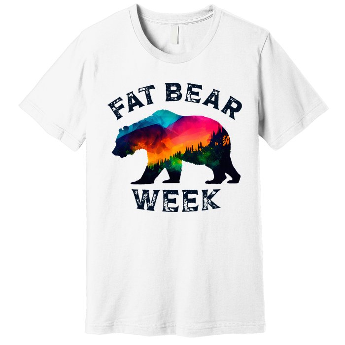 Vintage Funny Fat Bear Week Premium T-Shirt