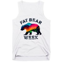 Vintage Funny Fat Bear Week Tank Top