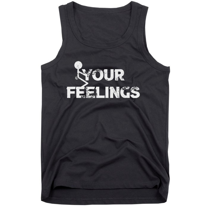 Vintage Fuck Fuck Your Feelings Grunge Lover Tank Top