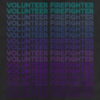 Volunteer Firefighter Fire Rescue Retro Gift 7 Panel Mesh Trucker Snapback Hat