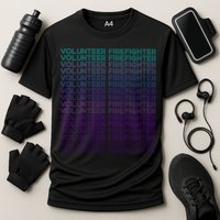 Volunteer Firefighter Fire Rescue Retro Gift Cooling Performance Crew T-Shirt