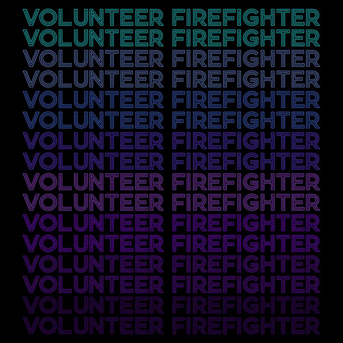 Volunteer Firefighter Fire Rescue Retro Gift Impact Tech Backpack