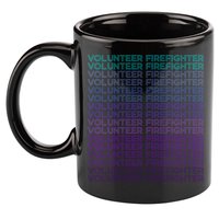 Volunteer Firefighter Fire Rescue Retro Gift 11oz C Handle Ceramic Mug