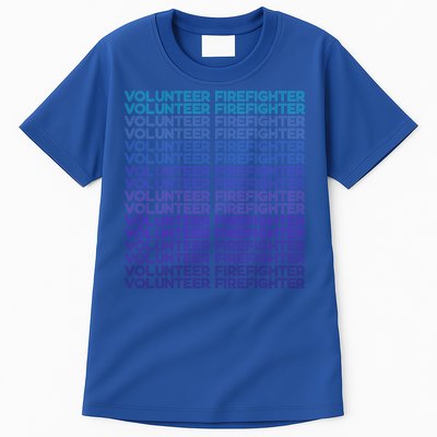 Volunteer Firefighter Fire Rescue Retro Gift Tall T-Shirt