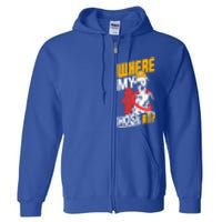 Volunteer Firefighter Firefighting Fire Where My Hose At Gift Full Zip Hoodie