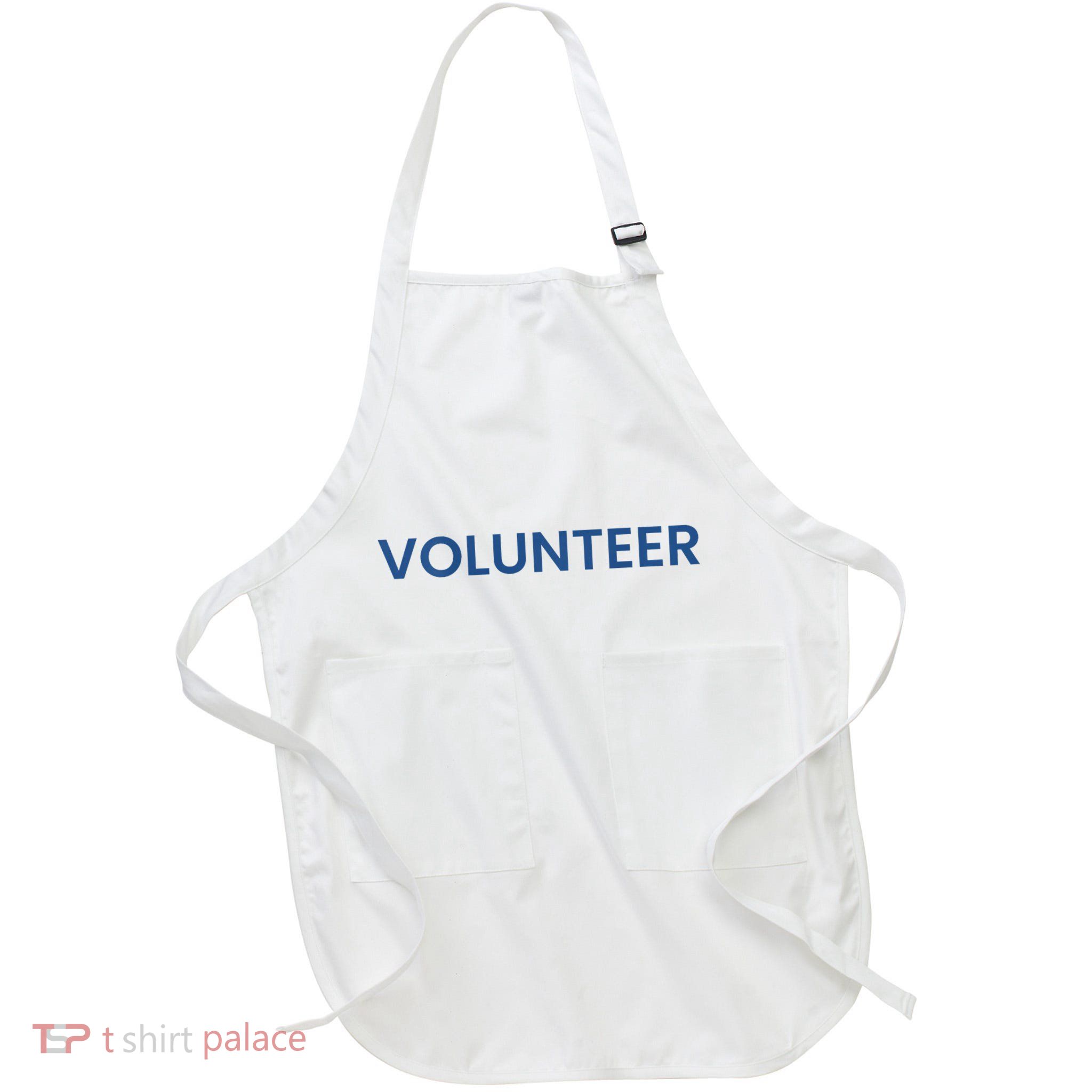 Volunteer Fit For Competing In Goodness Full-Length Apron With Pockets