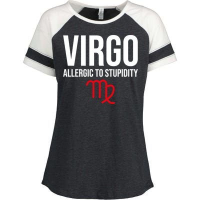 Virgo Facts Funny Sarcastic Astrology Born Birthday Quote Great Gift Enza Ladies Jersey Colorblock Tee