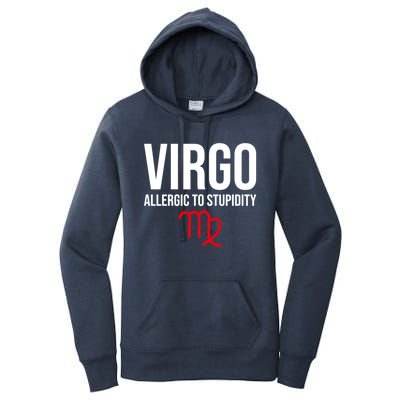 Virgo Facts Funny Sarcastic Astrology Born Birthday Quote Great Gift Women's Pullover Hoodie