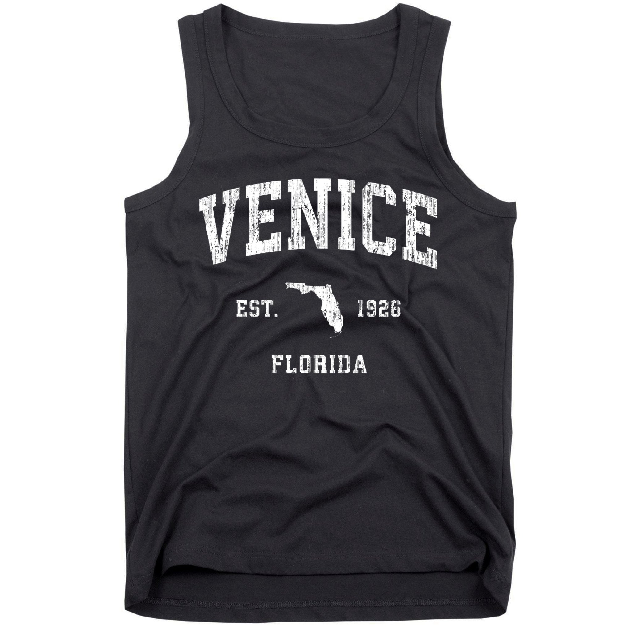 Venice Florida Fl Vintage Established Athletic Sports Design Tank Top
