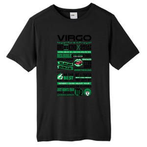 Virgo Facts Funny Zodiac Sign Graphic Great Gift Tall Fusion ChromaSoft Performance T-Shirt