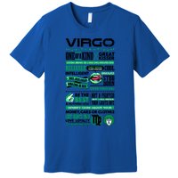 Virgo Facts Funny Zodiac Sign Graphic Great Gift Premium T-Shirt