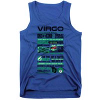 Virgo Facts Funny Zodiac Sign Graphic Great Gift Tank Top