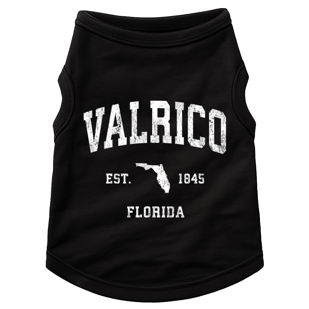 Valrico Florida Fl Vintage Athletic Sports Doggie Tank