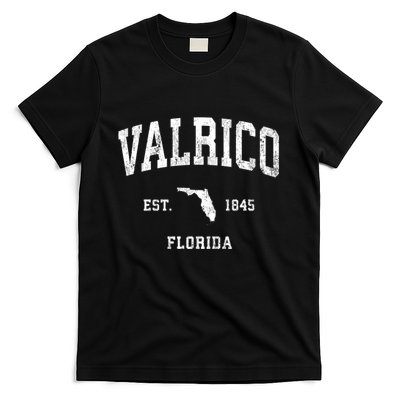Valrico Florida Fl Vintage Athletic Sports T-Shirt