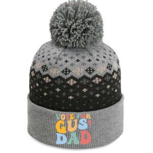 Vote For Gus Dad Team Gus Tim Walz Gus Walz The Baniff Cuffed Pom Beanie