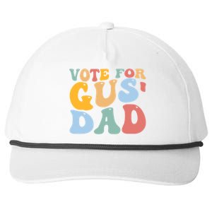 Vote For Gus Dad Team Gus Tim Walz Gus Walz Snapback Five-Panel Rope Hat