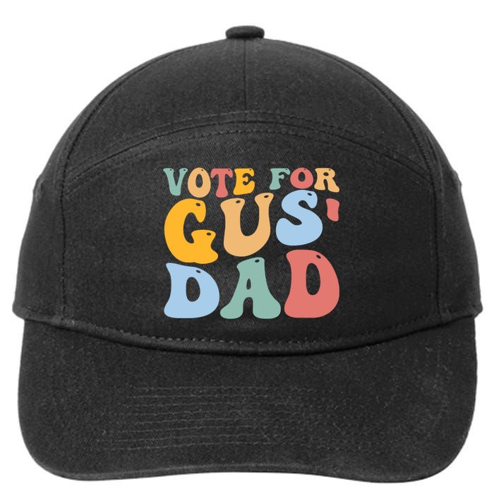 Vote For Gus Dad Team Gus Tim Walz Gus Walz 7-Panel Snapback Hat