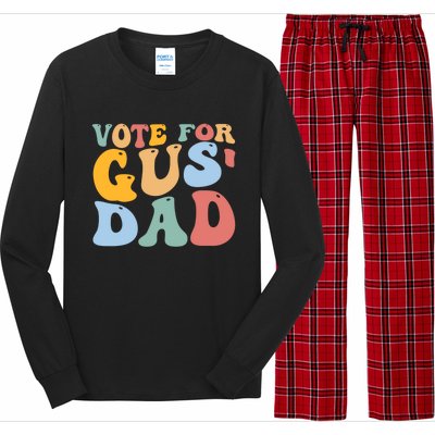 Vote For Gus Dad Team Gus Tim Walz Gus Walz Long Sleeve Pajama Set