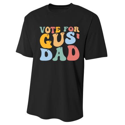 Vote For Gus Dad Team Gus Tim Walz Gus Walz Performance Sprint T-Shirt