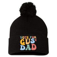 Vote For Gus Dad Team Gus Tim Walz Gus Walz Pom Pom 12in Knit Beanie