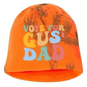 Vote For Gus Dad Team Gus Tim Walz Gus Walz Kati - Camo Knit Beanie