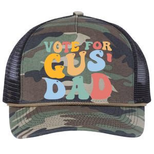 Vote For Gus Dad Team Gus Tim Walz Gus Walz Retro Rope Trucker Hat Cap