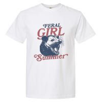 Vintage Feral Girl Summer Opossum Garment-Dyed Heavyweight T-Shirt