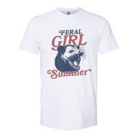 Vintage Feral Girl Summer Opossum Softstyle CVC T-Shirt