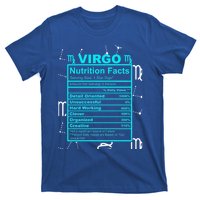 Virgo Funny Gift Horoscope And Zodiac With Funny Nutrition Facts Cool Gift T-Shirt