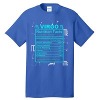 Virgo Funny Gift Horoscope And Zodiac With Funny Nutrition Facts Cool Gift Tall T-Shirt