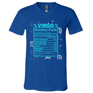 Virgo Funny Gift Horoscope And Zodiac With Funny Nutrition Facts Cool Gift V-Neck T-Shirt