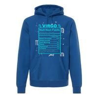 Virgo Funny Gift Horoscope And Zodiac With Funny Nutrition Facts Cool Gift Premium Hoodie