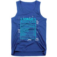 Virgo Funny Gift Horoscope And Zodiac With Funny Nutrition Facts Cool Gift Tank Top