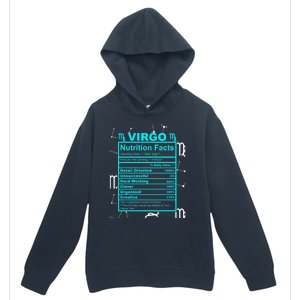 Virgo Funny Gift Horoscope And Zodiac With Funny Nutrition Facts Cool Gift Urban Pullover Hoodie